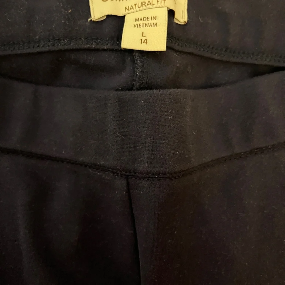 Coldwater Creek Blue Natural Fit Sz large, 14 Stretch Travel Athletic Comfort